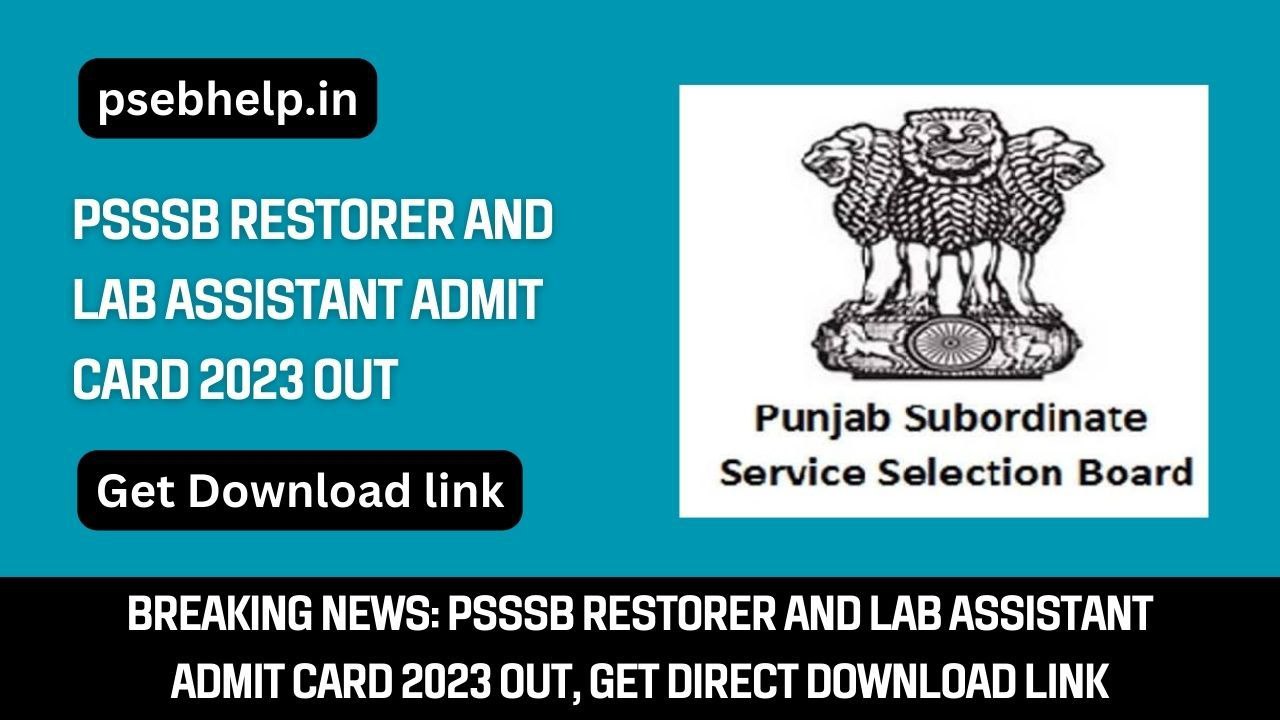 psssb-restorer-and-laboratory-assistant-admit-card-2023